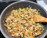 余り野菜とミックスベジの炒飯＊vegan作り方9写真