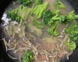 ワンポットパスタ.ペペロンチーノ風作り方2写真