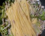 ワンポットパスタ.ペペロンチーノ風作り方4写真