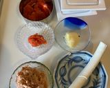 あるものアレンジ♫たらこ納豆の満腹パスタ作り方1写真