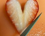 ハート型いちご♡可愛い苺の切り方作り方6写真