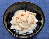 蓮根の昆布茶入り甘酢漬け＊作り置き作り方4写真