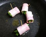 パスタでとめる！アスパラベーコン作り方3写真