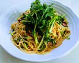 シャキッと!水菜のカルボナーラ作り方6写真