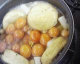 【簡単】きんかんとかくふとがんもどき煮物作り方4写真