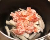 白だしでほっこり◎大根と豚バラの無水煮作り方2写真