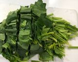 ほうれん草と卵のマヨソテー作り方1写真