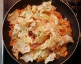 バター風味のレタス焼き飯作り方6写真