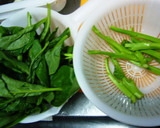 つるむらさきのトマト胡麻酢和え作り方1写真