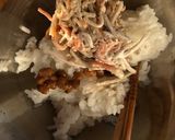 納豆とゴボウサラダのたっぷりごまご飯作り方2写真