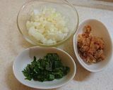 明太大葉チャーハン作り方1写真