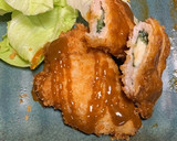 〜とろけるチーズと大葉のはさみ豚カツ〜作り方4写真