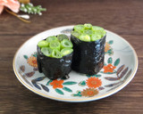 いんげんバター塩　海苔巻き　お弁当に作り方4写真