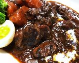 【圧力鍋で簡単♪】牛肉のワイン煮込み作り方20写真
