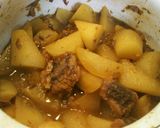 鯖味噌缶詰で大根の煮物！作り方4写真
