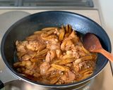 煮込んで簡単【鶏ごぼう（ハニーマスタード作り方6写真