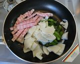 たけのこのガーリックパスタ作り方6写真