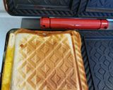 ツナキャベツと目玉焼きのホットサンド作り方5写真