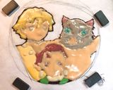 バレンタインキャラチョコ痛チョコのコツ作り方8写真