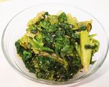 大量消費／レタス(外葉)の酢みそあえ作り方3写真