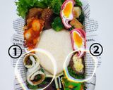 鬼滅の刃★ 冨岡義勇キャラ弁作り方11写真