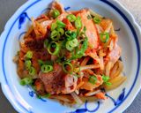 もやしと豚バラ肉のポン酢炒め作り方9写真