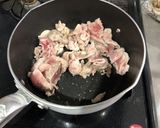 簡単ひとりキムチチゲ鍋作り方1写真