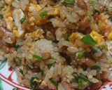野菜だしの納豆炒飯作り方4写真