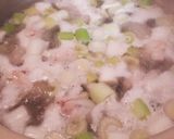鶏と長ネギ、蓮根のスープ作り方3写真
