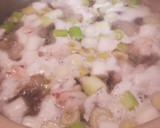 鶏と長ネギ、蓮根のスープ作り方3写真