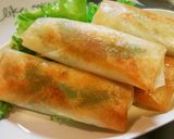 鶏ひき肉とスナップエンドウの春巻き♡作り方6写真