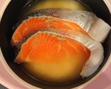 ベストポットで☆鮭の炊き込みご飯作り方2写真