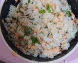 ベストポットで☆鮭の炊き込みご飯作り方4写真