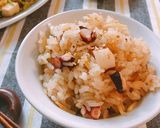 茅野屋だしで♡タコと生姜の炊き込みご飯作り方4写真