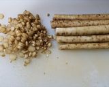 小粒ナメコ、干し平茸を使う里芋の味噌汁作り方5写真