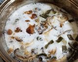 小粒ナメコ、干し平茸を使う里芋の味噌汁作り方7写真
