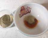 レンジで簡単！ひき肉入りなめ茸うどん作り方2写真