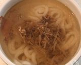 レンジで簡単！ひき肉入りなめ茸うどん作り方3写真