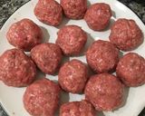 アメリカごはん☆牛ひき肉のミートボール作り方3写真