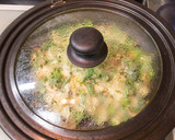たこ焼き粉で菜の花と桜エビのお好み焼き作り方8写真