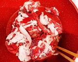 牛肉と白菜のコストコのプルコギ炒め作り方2写真