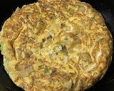 いぶりがっこ入り玉子焼き作り方3写真