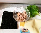シーチキンの手巻き寿司作り方1写真