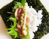シーチキンの手巻き寿司作り方3写真