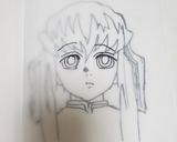 鬼滅の刃 時透無一郎キャラ弁作り方2写真
