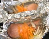 旨味たっぷり♪鮭と野菜のホイル焼き☆作り方6写真