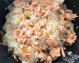 風味豊か♪鮭としめじの炊き込みごはん☆作り方6写真