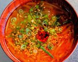 もやしのピリ辛ごま味噌汁作り方7写真