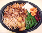 豚焼きしゃぶと焼き野菜のプレート作り方5写真