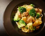 プロ直伝！ミートボールクリームパスタ作り方9写真
